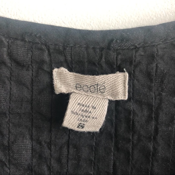 Urban Outfitter UO Ecote black button up blouse - Picture 4 of 6